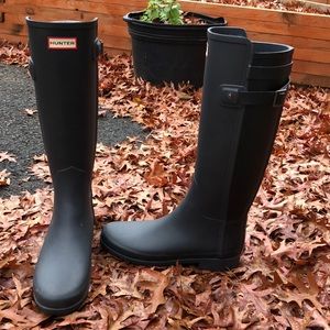 Hunter Boots, Refined Slimfit. Size 9. Two toned.
